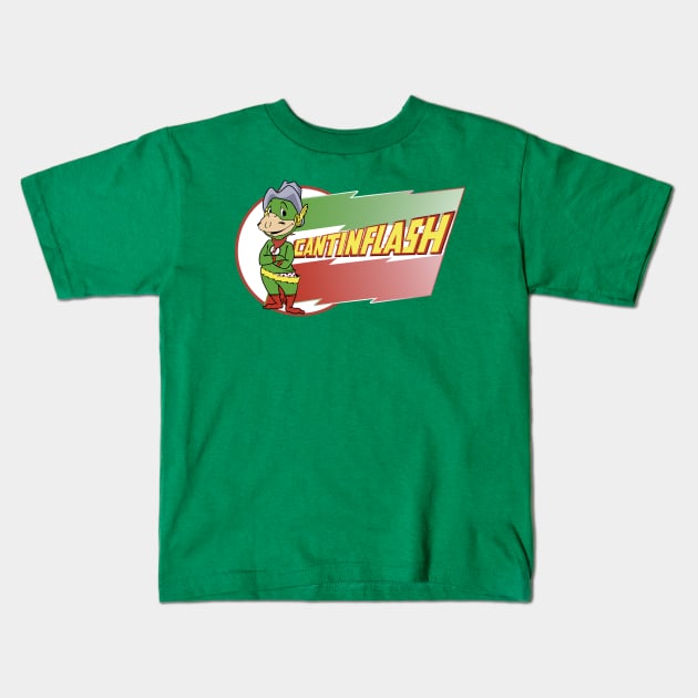 Cantinflash Kids T-Shirt by Fanisetas